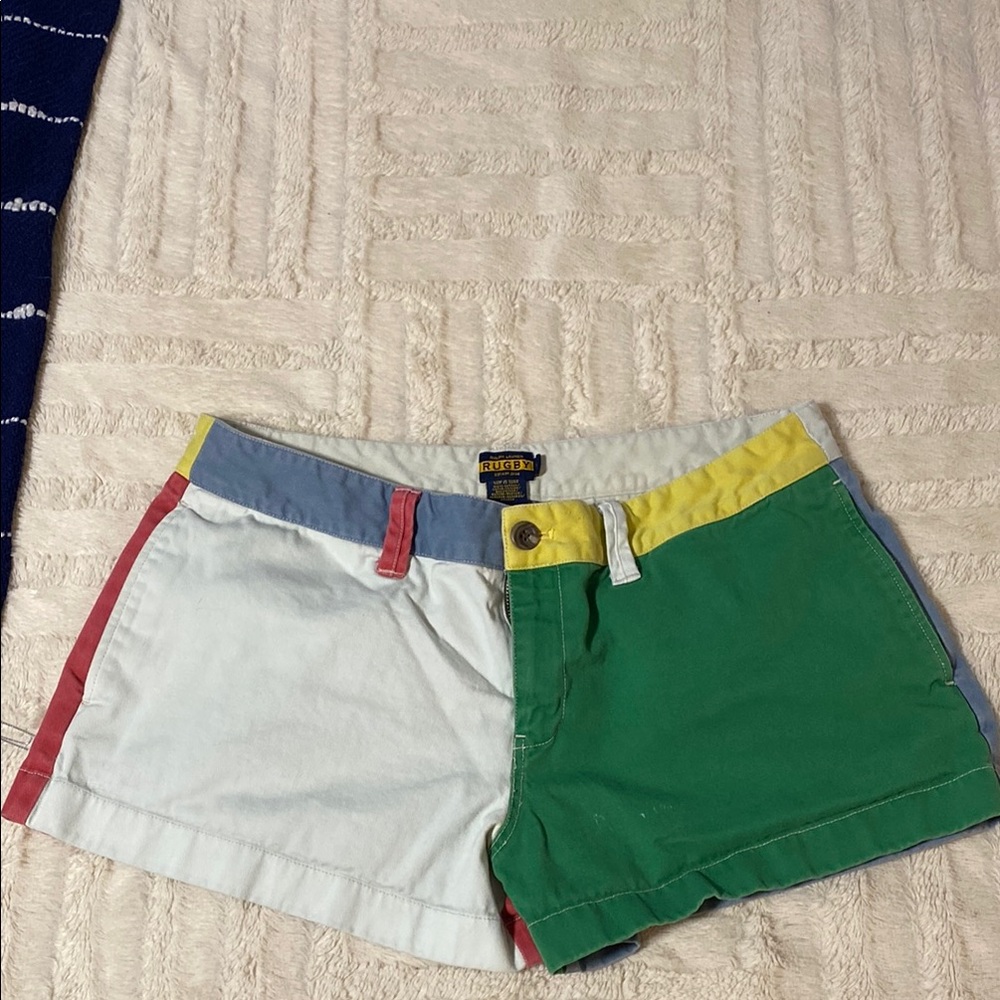 Polo by Ralph Lauren Vibrant Green and Yellow Bermudas